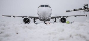 Из-за снегопада авиарейсы из Запорожья в Стамбул временно приостановлены
