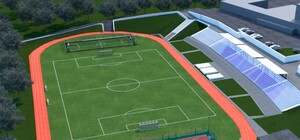 В Царичанке строят современный стадион