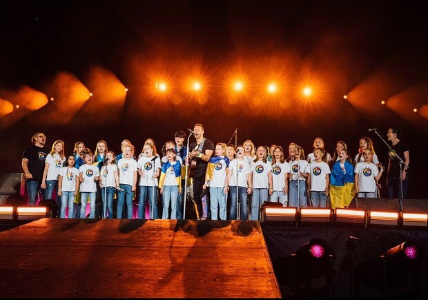 Дети из Днепра спели со всемирно известной группой Сoldplay в Берлине 
