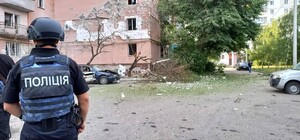 В полиции показали последствия ночного обстрела Пятихаток
