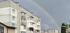 Хороший знак: над Трускавцем з'явилася веселка — мешканці публікують відео 