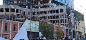 В результате обстрелов бизнес-центра 101 Tower в Киеве пострадали офисы Samsung и Microsoft