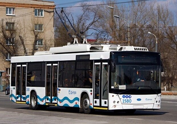 В Днепре два троллейбуса месяц будут курсировать по измененным маршрутам 