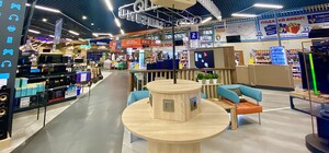 В магазинах 