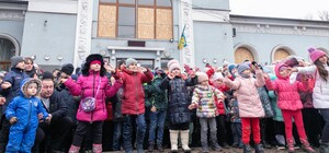 Поезд святого Николая посетил освобожденные районы Харьковской области (фото)