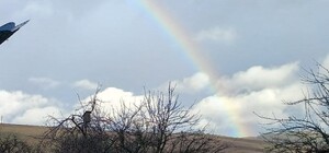 Напередодні Різдва на Львівщині з'явилася велика веселка – хороший знак