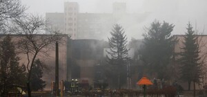 Авіатроща в Броварах: з'явилося відео перших хвилин після падіння гвинтокрила