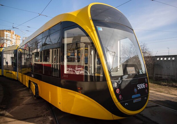 Новые трамваи из Днепра вышли на маршрут в Киеве - фото: t.me/vitaliy_klitschko