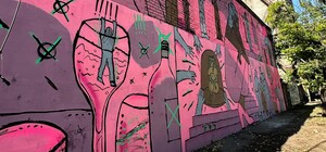 У Запоріжжі відкрили новий мурал, присвячений боротьбі з домашнім насильством