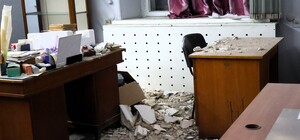 Последствия вражеских атак: в Одесском археологическом музее обвалился потолок