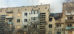 В Орехове авиационный снаряд попал в многоэтажку (фото)