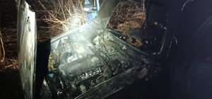 Біля Стрия загорівся автомобіль