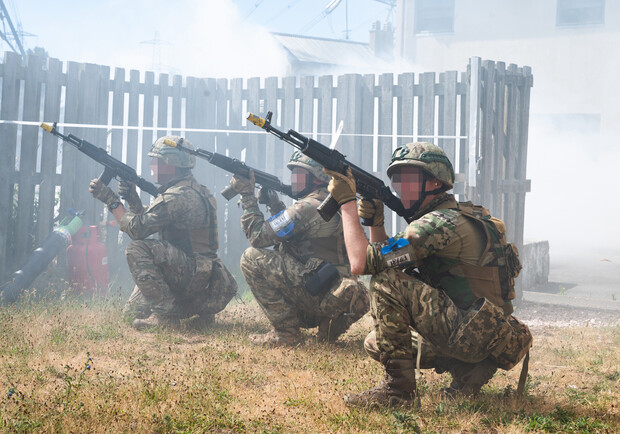 Карта боевых действий на Украине 24 июля. 