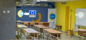 Как выглядит обновленное укрытие в запорожской гимназии, которая откроется в сентябре