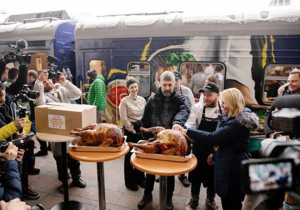 Днепр посетил первый в мире автономный поезд-кухня Food Train - 