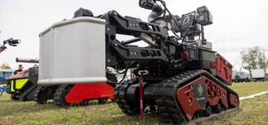 У Харкові почали використовувати роботи для гасіння пожеж