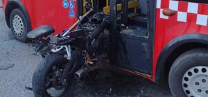 Смертельна аварія: у Харкові мотоцикл влетів у маршрутку (фото)