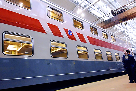 Новые двухэтажные поезда. Фото с сайта stroyobzor.net.ua