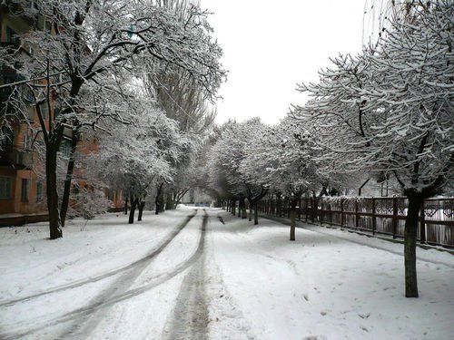 В Днепропетровске еще будет лежать снег. Фото с сайта marganetz.wordpress.com
