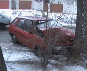 В ДТП пострадал пассажир. Фото с сайта forum.gorod.dp.ua