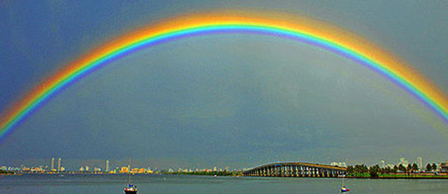 Высокая радуга предскажет хорошую погоду. Фото: infomaniya.ru