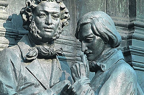 Пушкин с Гоголем. Фото: segodnya.ua