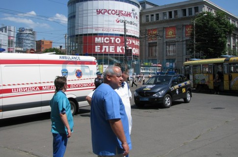 Очередное ЧП в Днепропетровске. Фото: Сегодня