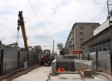 На время проведения работ переходы огорожены. Фото: пресс-служба Днепропетровской облгосадминистрации