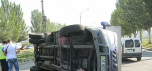 На Донецком шоссе водитель на 