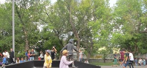 В Молодежном парке открыли скейт-площадку и футбольное поле