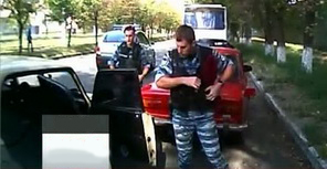 "Беркут" поймал преступника, а регистратор - доказал вину. Фото: кадр из видео