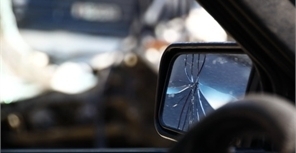 На Окружной дороге вдребезги разбился джип