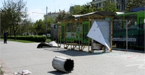 Последствия взрыва 27 апреля. Фото: kp.ua