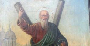 Андрея часто изображают на кресте. Фото: cirota.ru