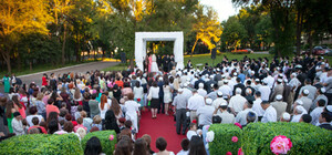 Как главный раввин Донбасса выдавал дочь замуж: смотрим фото роскошной свадьбы