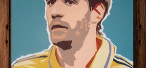 Харьковский художник подарил Девичу портрет