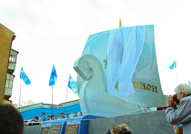 Открытие ладьи "Днепр - Чемпион". Фото: Денис Моторин