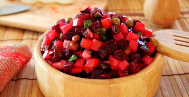 Винегрет – лучший зимний салат в пост. Фото с сайта foodclub.ru