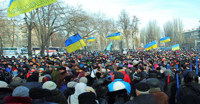 Майдан в Днепропетровске. Фото Дениса Моторина