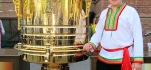 Запорожцы изготовили для олимпиады в Сочи   самовар рекордных размеров