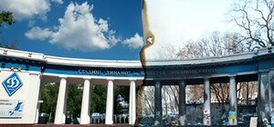 Следи за ремонтом: как восстанавливают колоннаду стадиона 