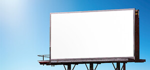 В центре Донецка пустуют рекламные щиты. Коммунальщики ни при чем