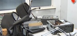 Вчера ночью пророссийские активисты разгромили офис одного из харьковских телеканалов