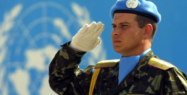 День миротворцев ООН. Фото с сайта mil.gov.ua