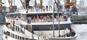 В Одесском порту гостит круизная яхта с американцами