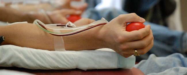 Для раненных солдат просят сдать кровь. Фото с сайта m-vremya.ru