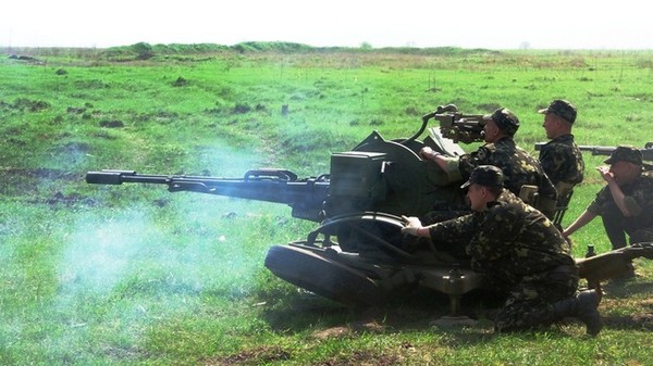 Стрельбы под Днепропетровском. Фото: Министерство Обороны Украины