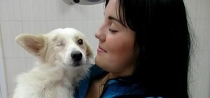 Одноглазая харьковская дворняжка уже год живет в Индии