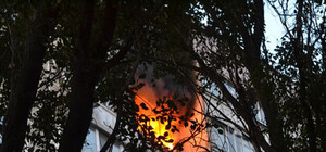 На Левобережном горела квартира