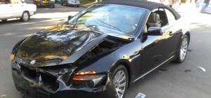 На проспекте Карла Маркса в ДТП попал дорогой BMW